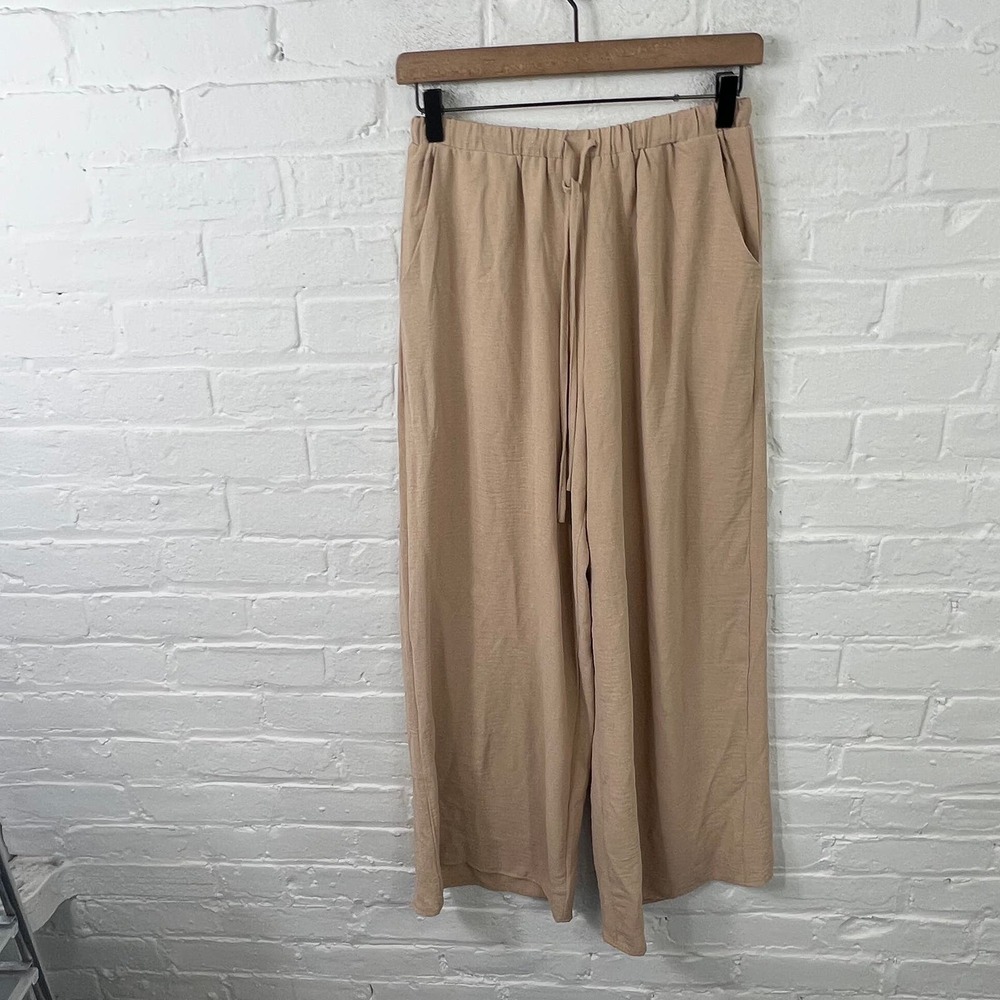 Bohme Tan Wide Leg Pants